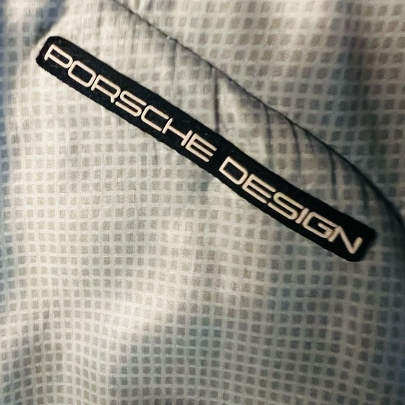 ADIDAS P5000 PORCHE POLYESTER LIGHT GRAY ZIPPERED COAT SIZE SMALL - Picture 6 of 13